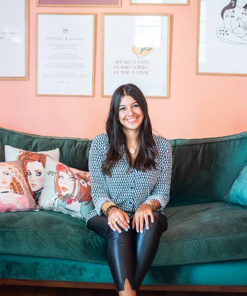 Nadia Gamal El-Din in her office in Cairo